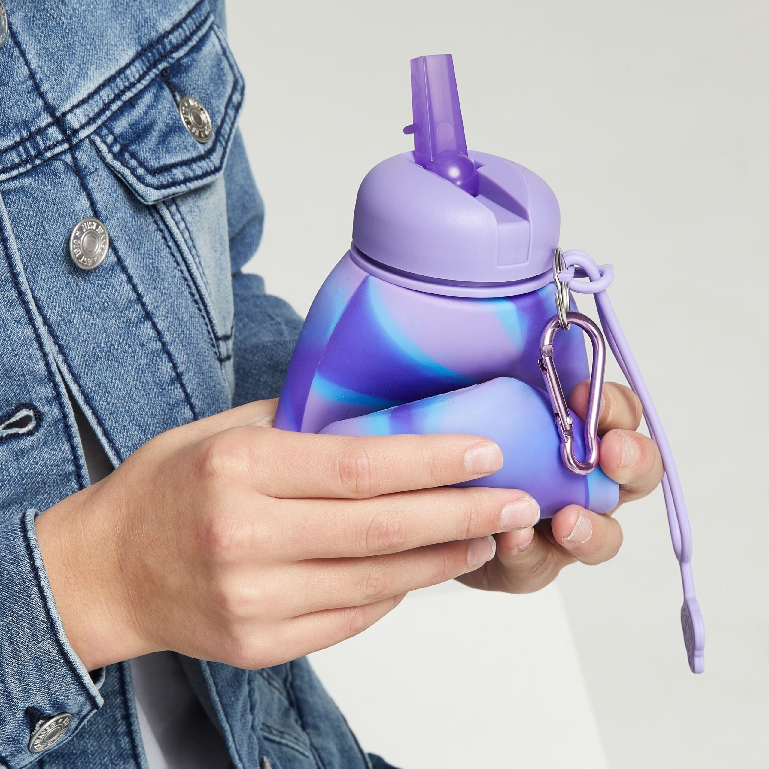 Smiggle - Mirage Silikon Katlanabilir 630 ML BPA'sız Suluk