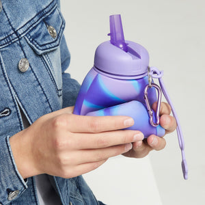 Smiggle - Mirage Silikon Katlanabilir 630 ML BPA'sız Suluk