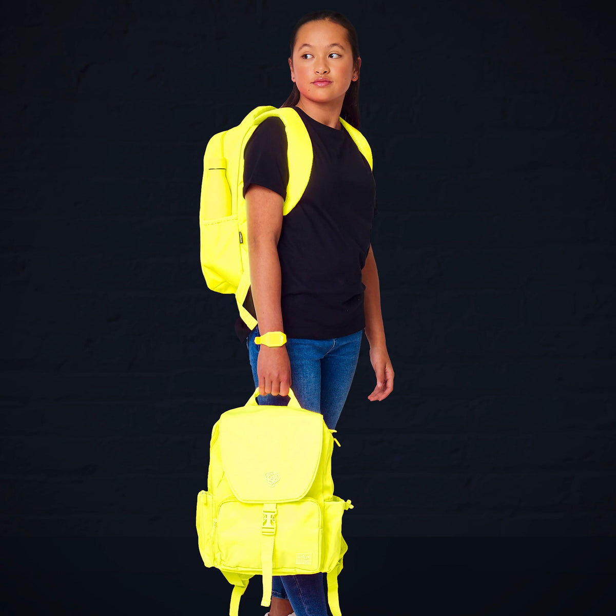 Smiggle - Neon Büyük Sırt Çantası