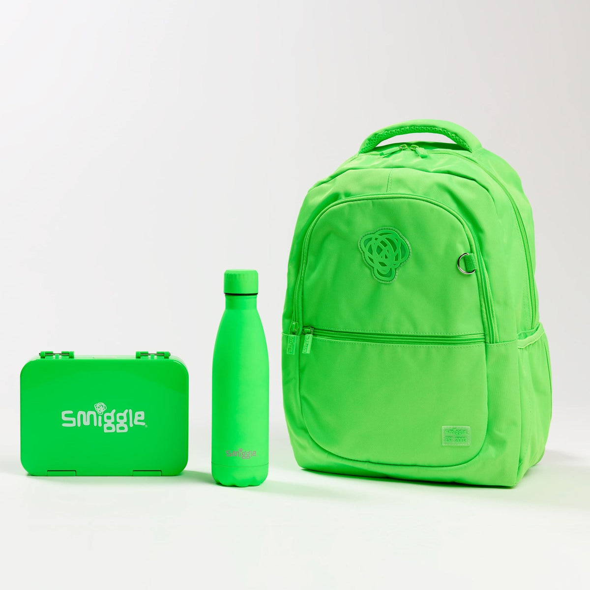 Smiggle - Neon Klasik Bentolu Okul Çanta Seti