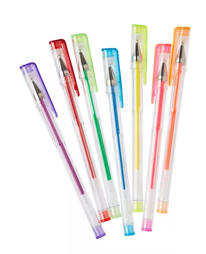 Smiggle - Neon Kokulu Jel Kalemler X7