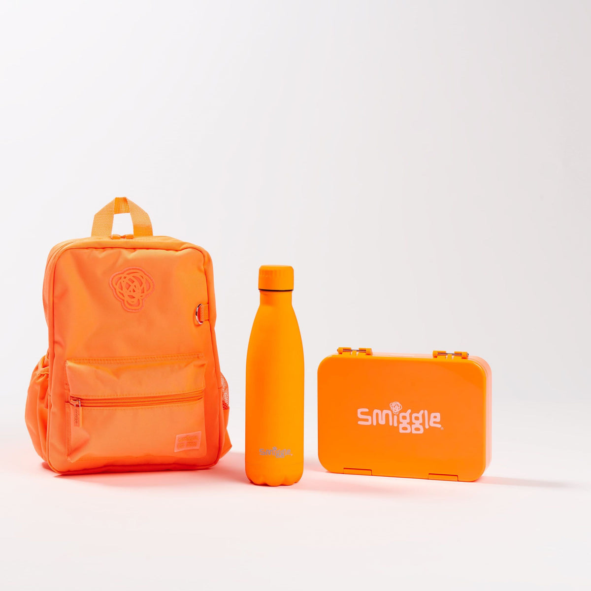 Smiggle - Neon Küçük Bentolu Okul Çanta Seti