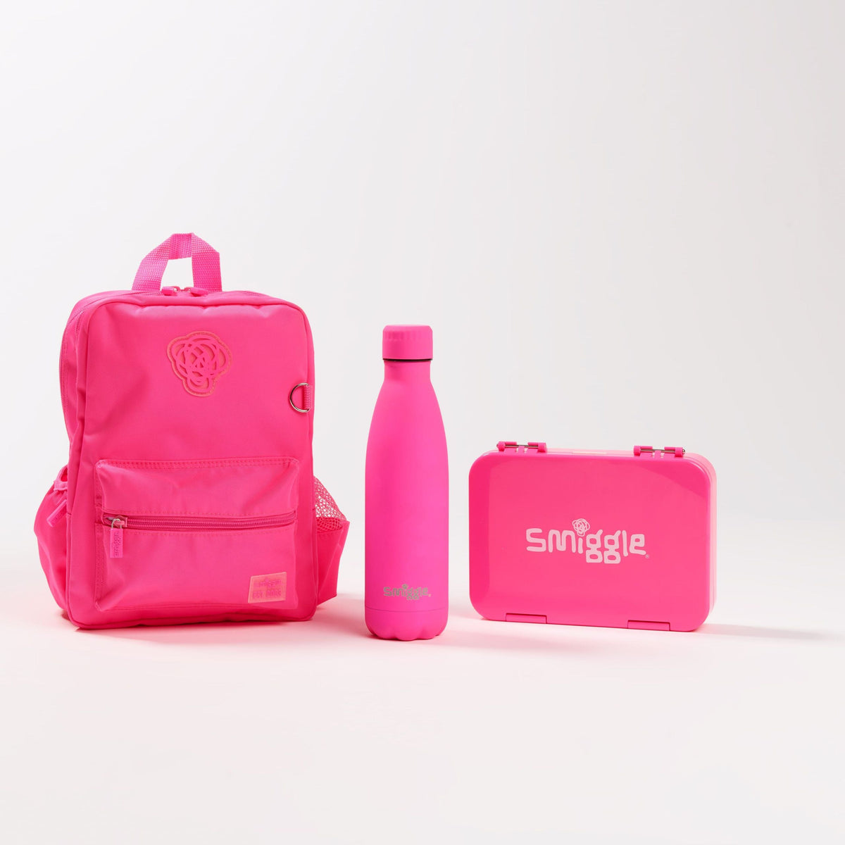 Smiggle - Neon Küçük Bentolu Okul Çanta Seti