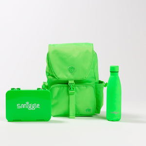 Smiggle - Neon Orta Bentolu Okul Çanta Seti