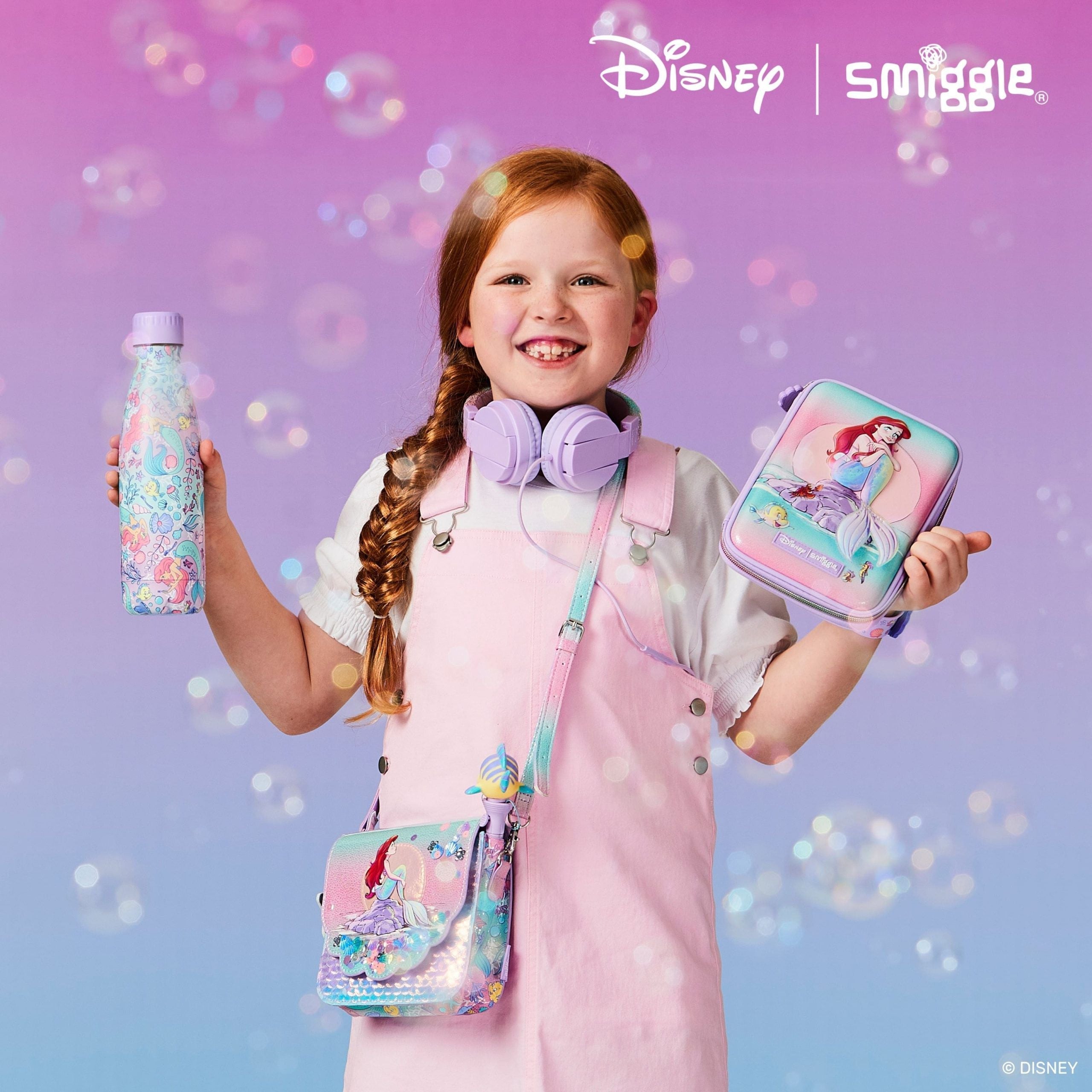 Smiggle - Okul Çanta Seti - Disney Prenses Çanta Paketi