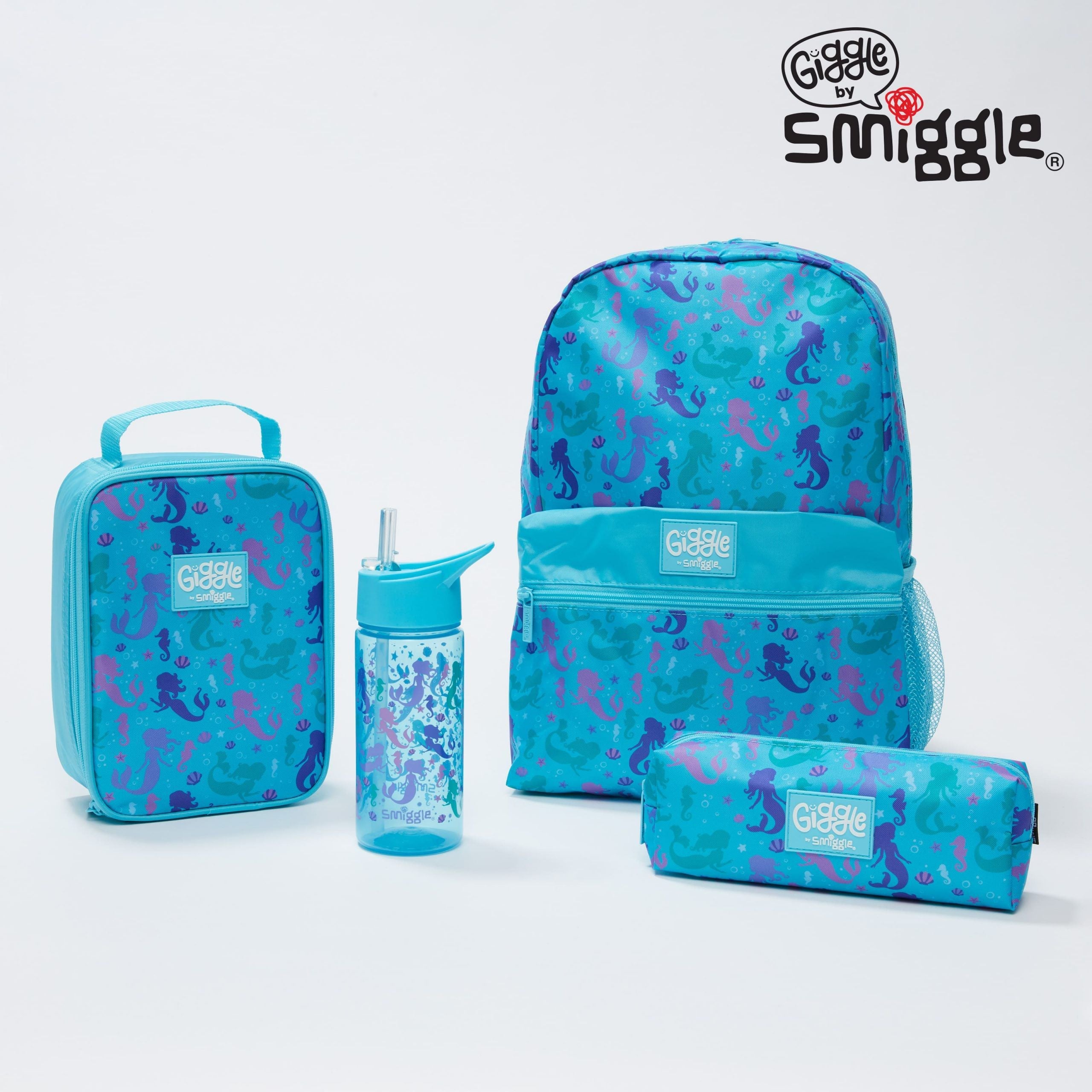 Smiggle - Okul Çanta Seti - Giggle By Smiggle 4 Parça Paket