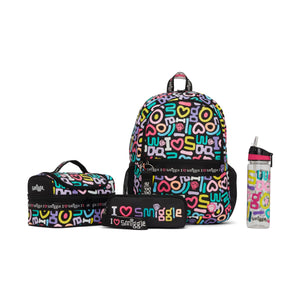 Smiggle - Okul Çanta Seti - Siyah Mor Okul Paketi