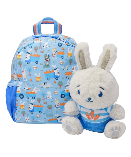 Smiggle - حقيبة ظهر مدرسية للحضانة مع لعبة قابلة للإزالة Out & About