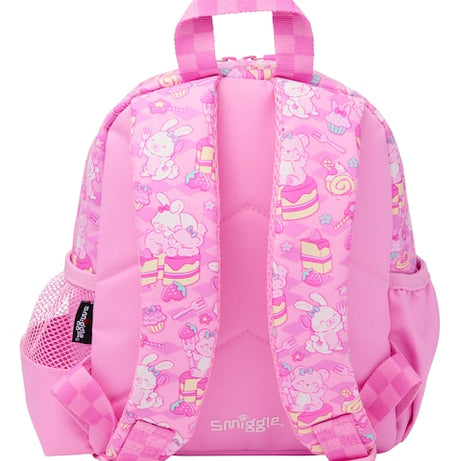 Smiggle - حقيبة ظهر مدرسية للحضانة مع لعبة قابلة للإزالة Out & About