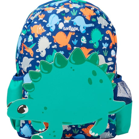 Smiggle - حقيبة ظهر مدرسية للحضانة مع لعبة قابلة للإزالة Out & About