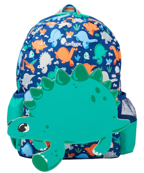 Smiggle - حقيبة ظهر مدرسية للحضانة مع لعبة قابلة للإزالة Out & About