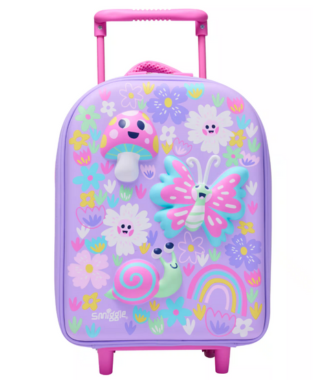 Smiggle - حقيبة بعجلات للروضة والحضانة Over and Under