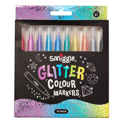 Smiggle - Parıltılı Simli İşaretleyici Fosforlu Kalemler 10lu