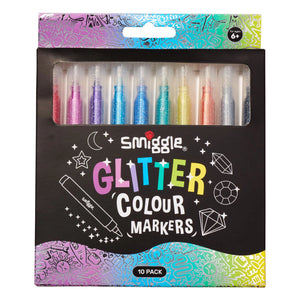 Smiggle - Parıltılı Simli İşaretleyici Fosforlu Kalemler 10lu