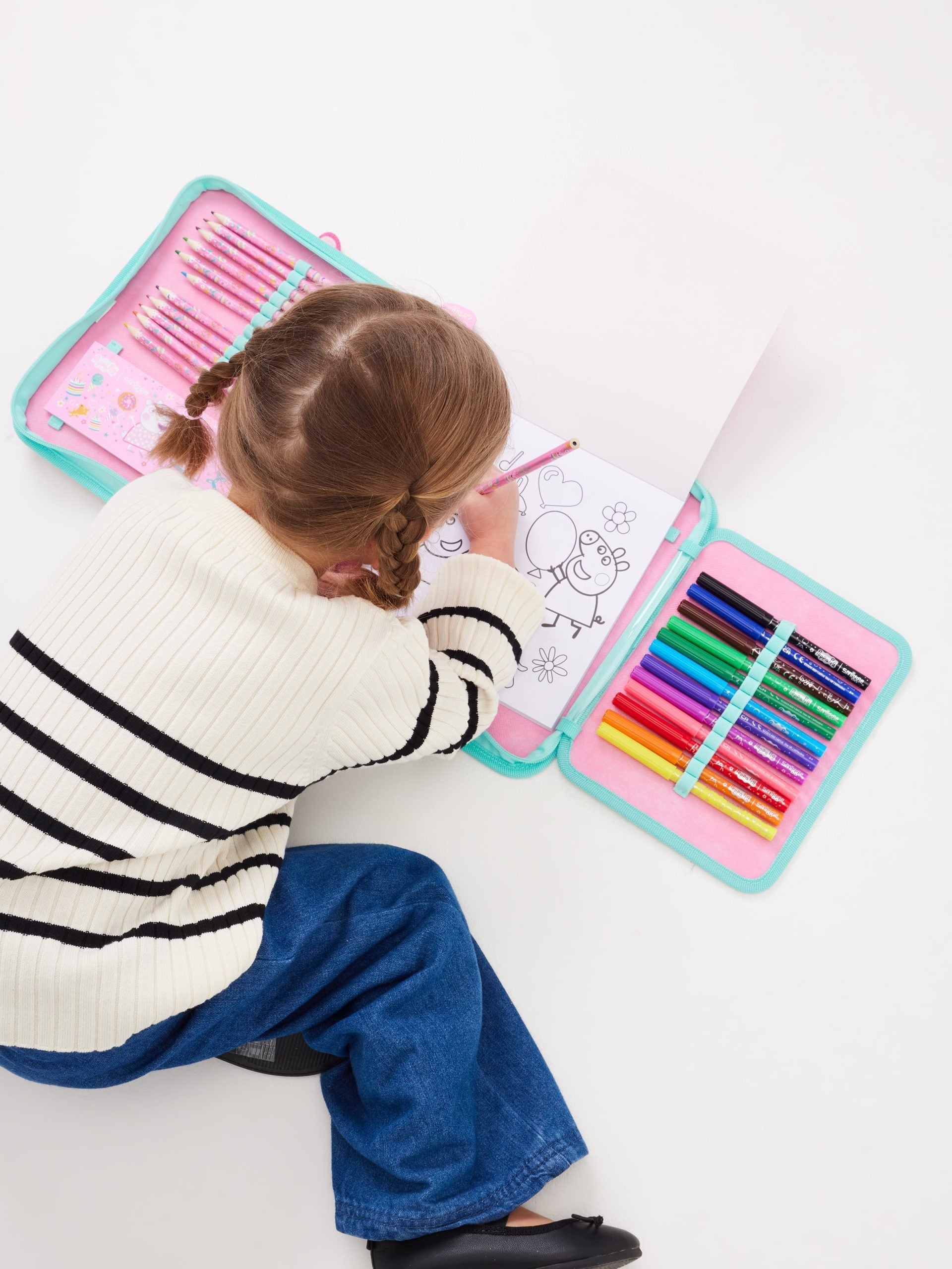 Smiggle - Peppa Pig Kırtasiye Seti ve Kalem Kutusu