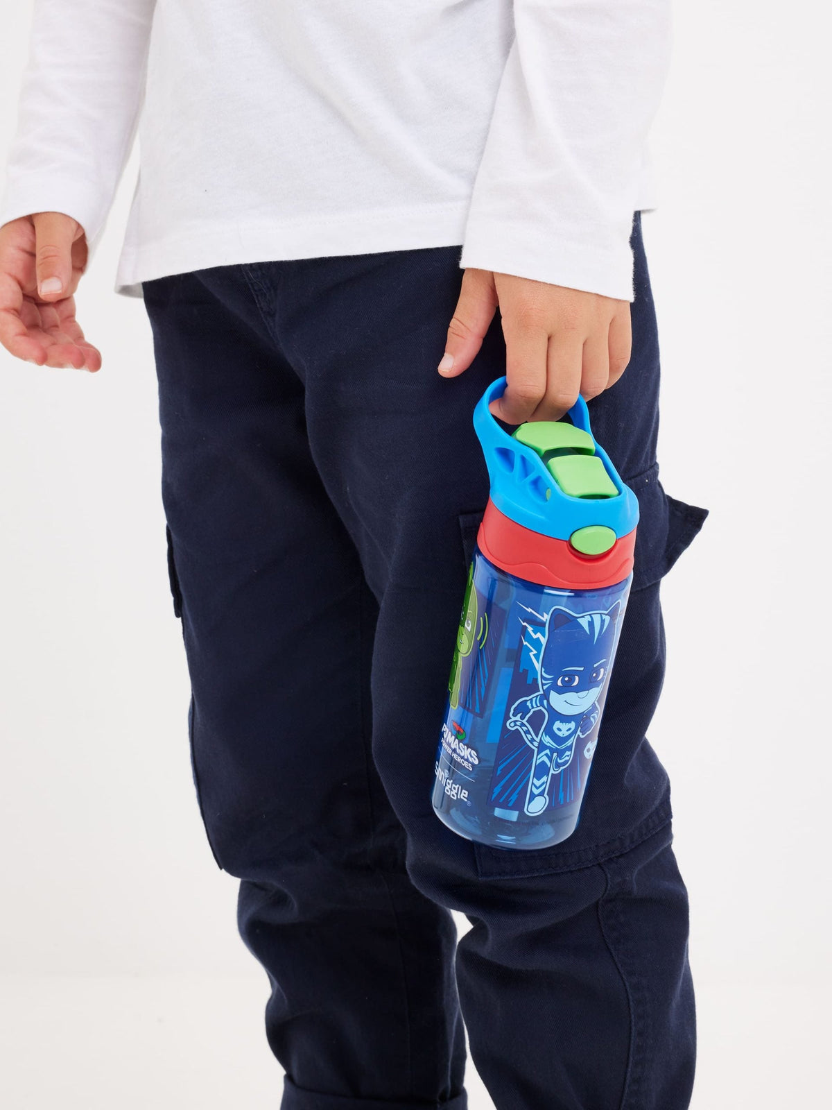 Smiggle - PJ Mask 440ML BPAsız Otomatik Pipetli Suluk