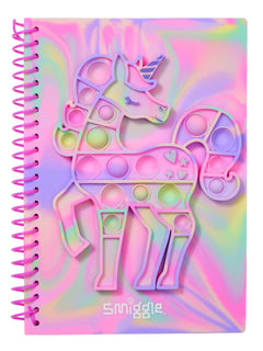 Smiggle - Popem Unicorn Popit A5 Çizgili Defter