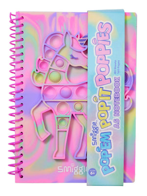 Smiggle - Popem Unicorn Popit A5 Çizgili Defter