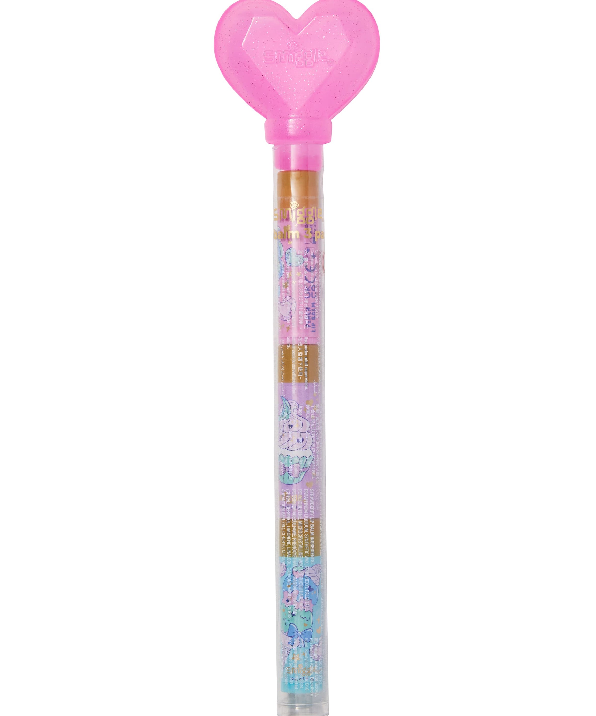 Smiggle - مجموعة العناية واللمعان الشفاه للأطفال المتألقة