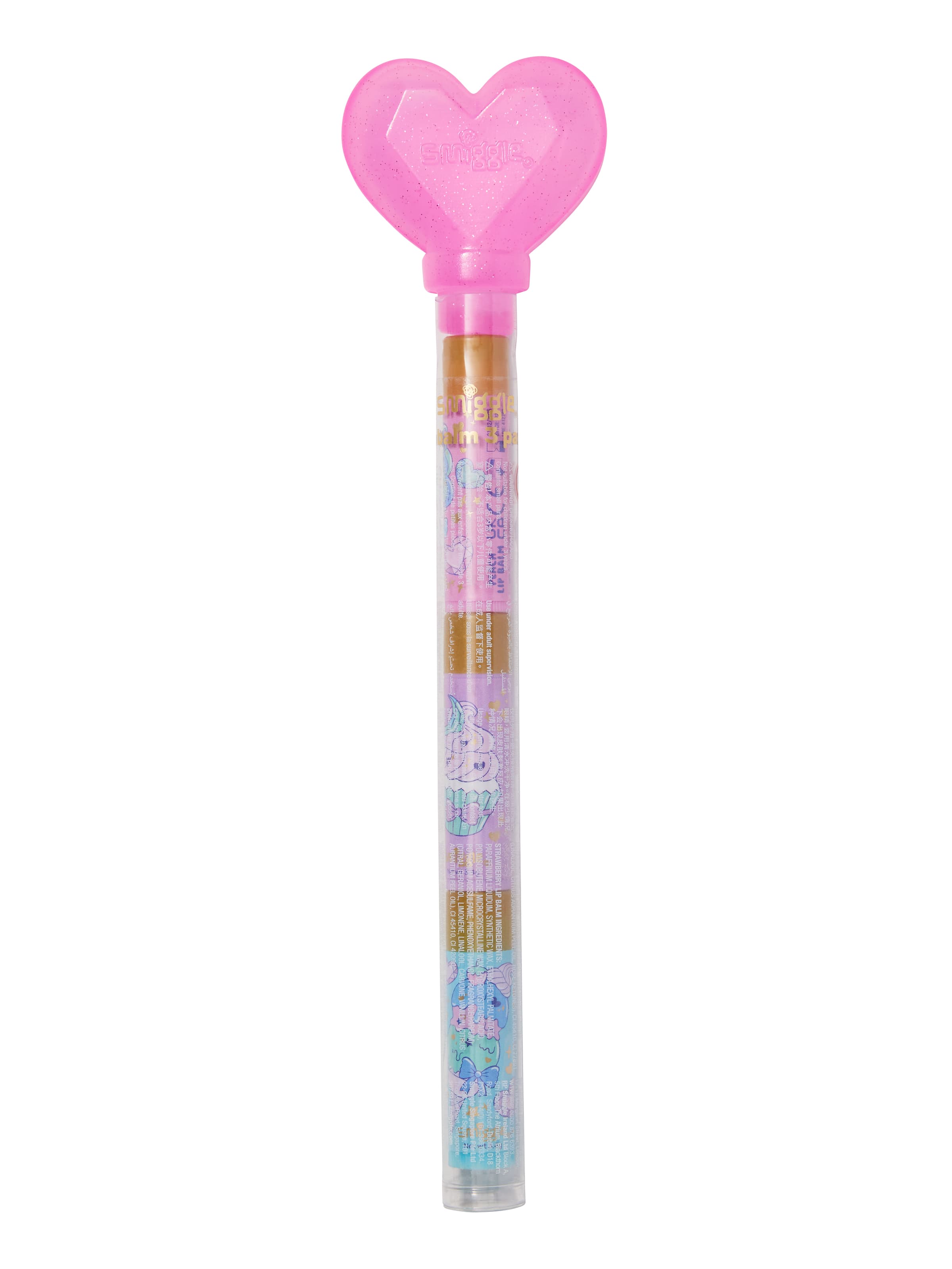 Smiggle - مجموعة العناية واللمعان الشفاه للأطفال المتألقة