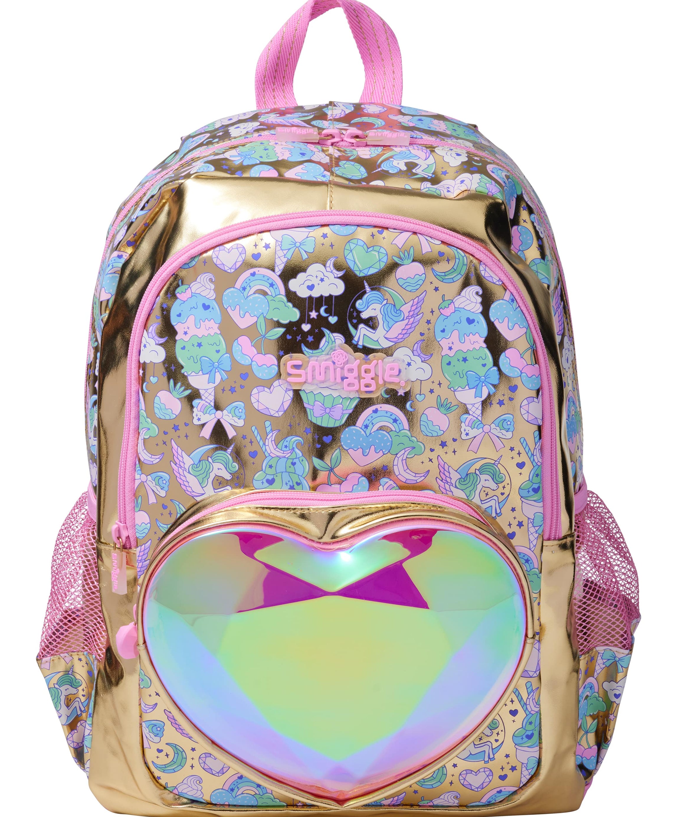 Smiggle - حقيبة ظهر مدرسية كلاسيكية متألقة