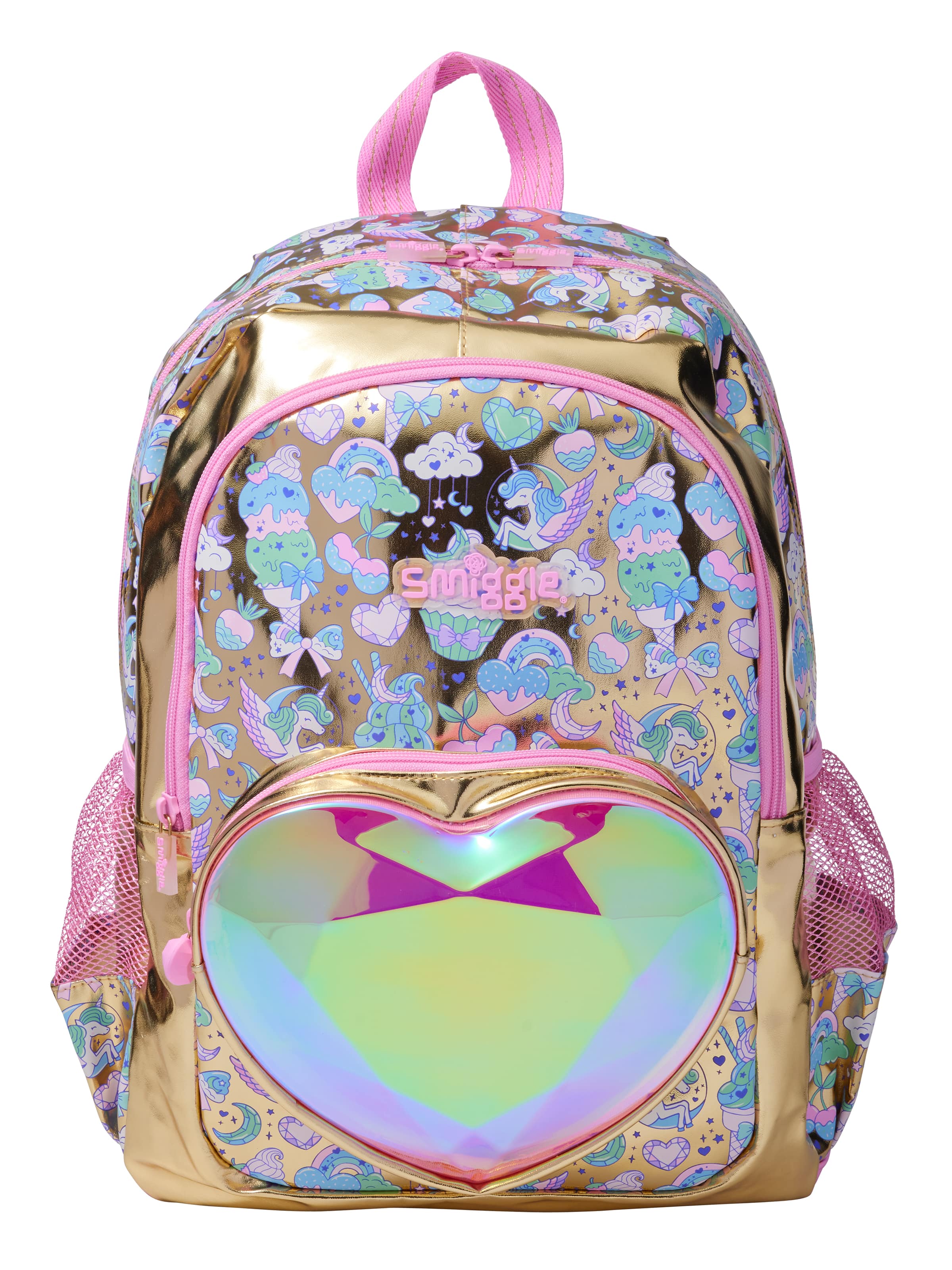 Smiggle - حقيبة ظهر مدرسية كلاسيكية متألقة