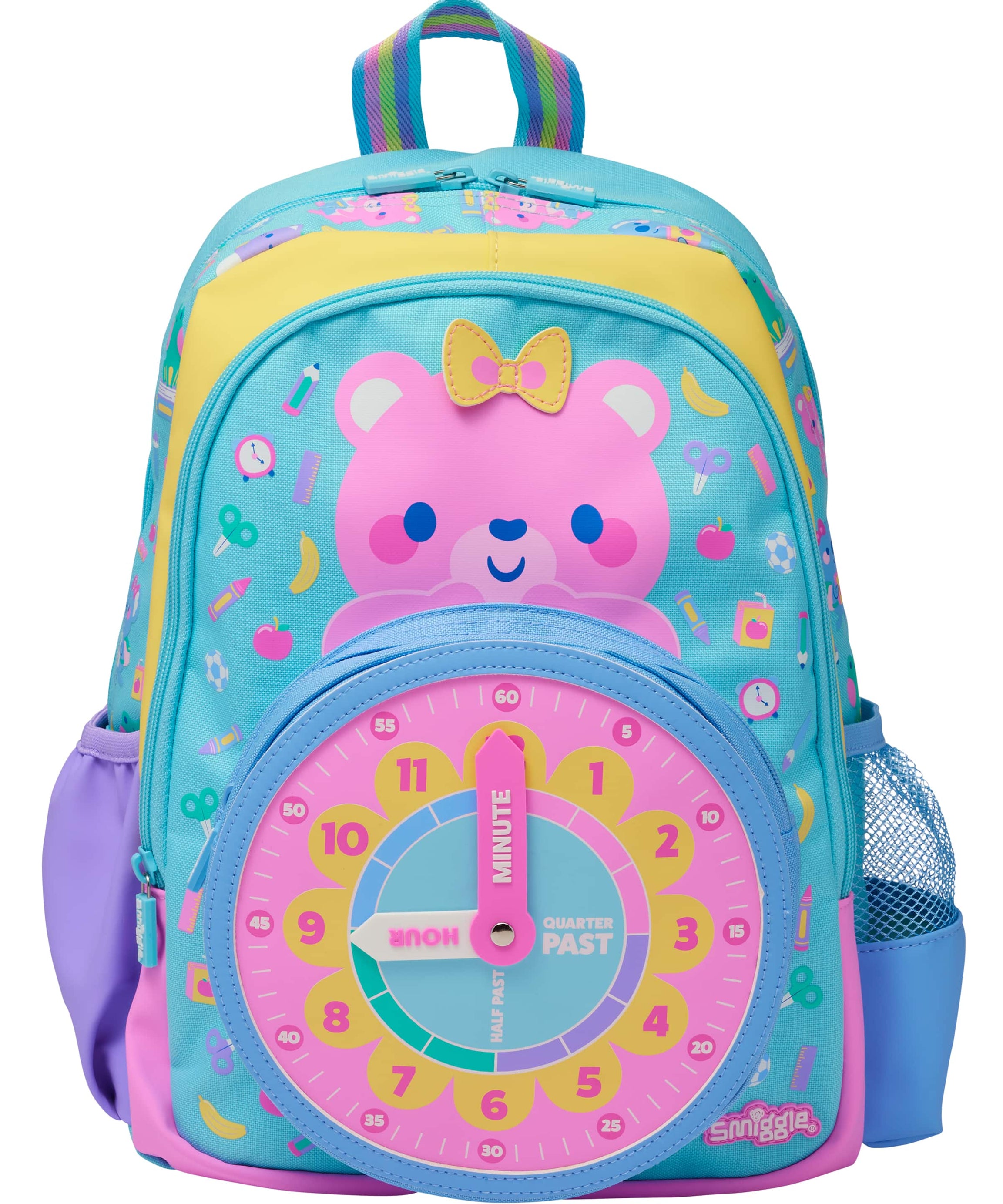 Smiggle - مجموعة حقائب مدرسية لرياض الأطفال والحضانة 4 قطع جاهزة