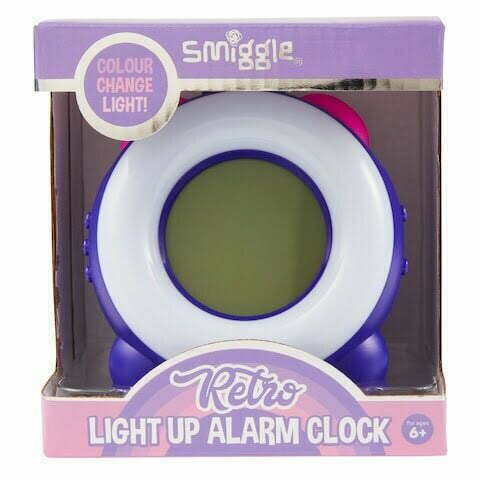 Smiggle - Retro Işıklı Alarmli Saat
