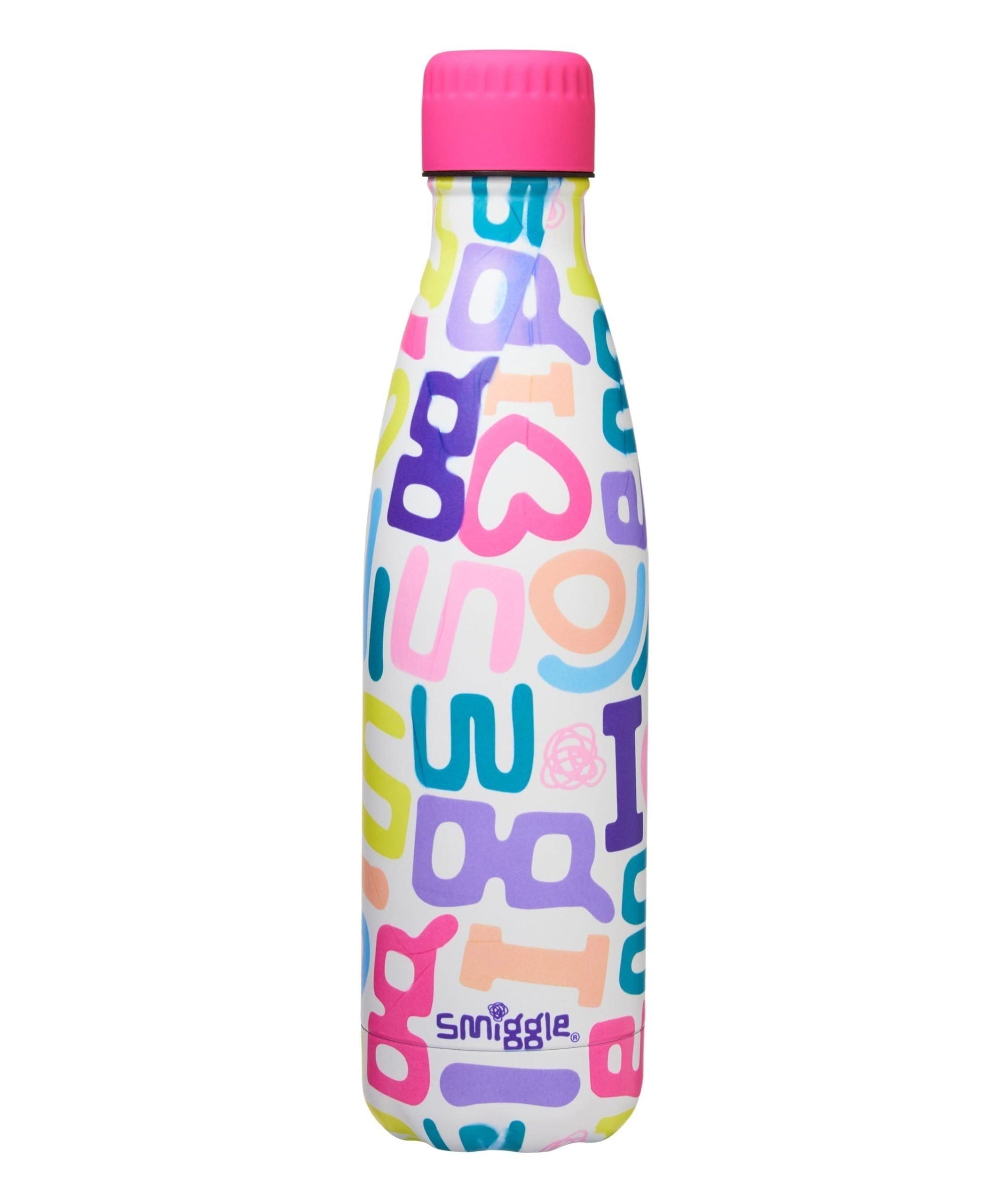 Smiggle - رش وندر 500ML زجاجة ماء من الفولاذ المقاوم للصدأ