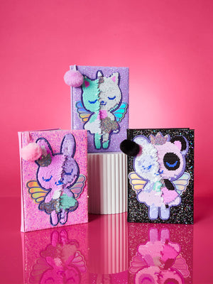 Smiggle - Sequin Dreams Çift Taraflı A5 Defter