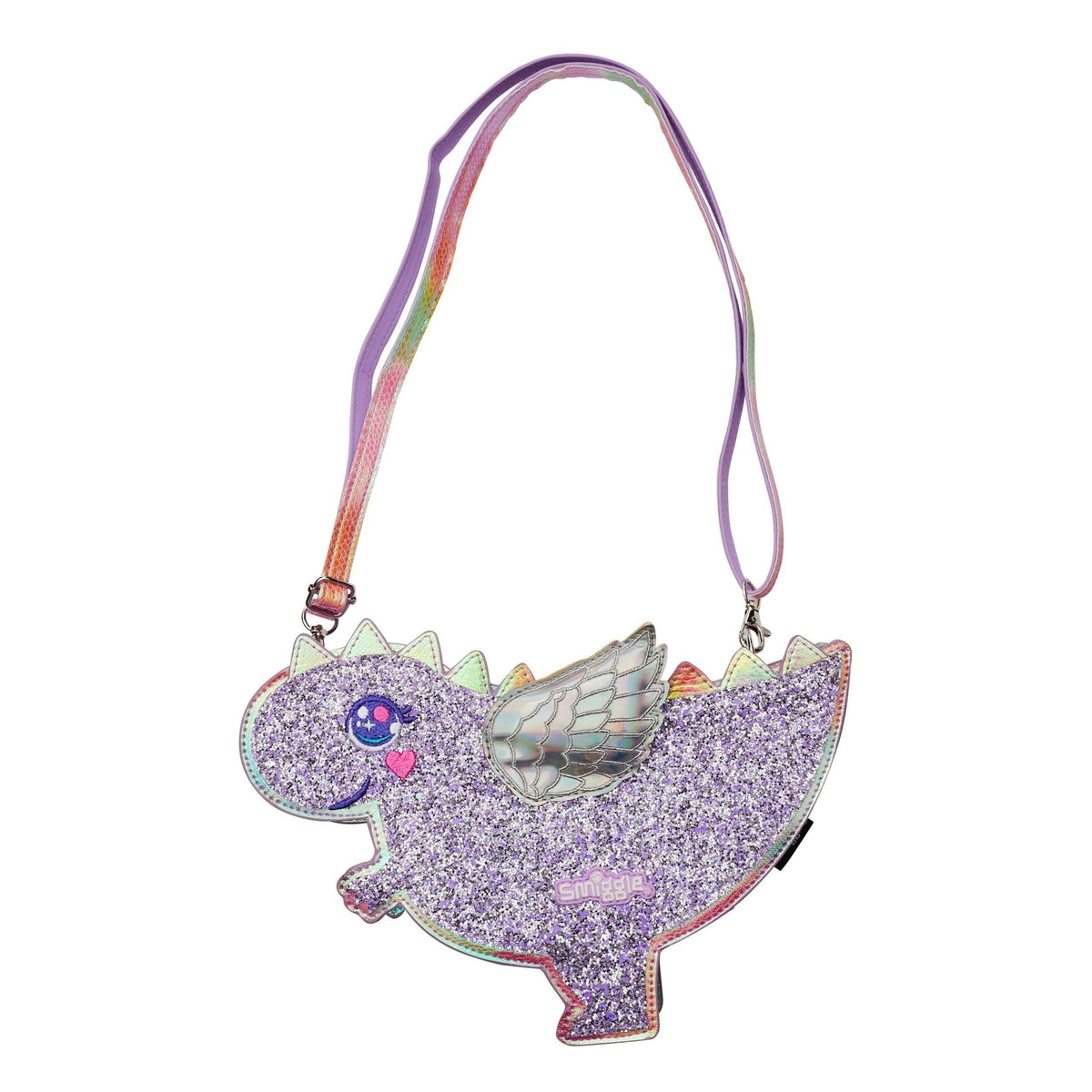Smiggle - Sevimli Parıltılı Dinozor Omuz Çantası