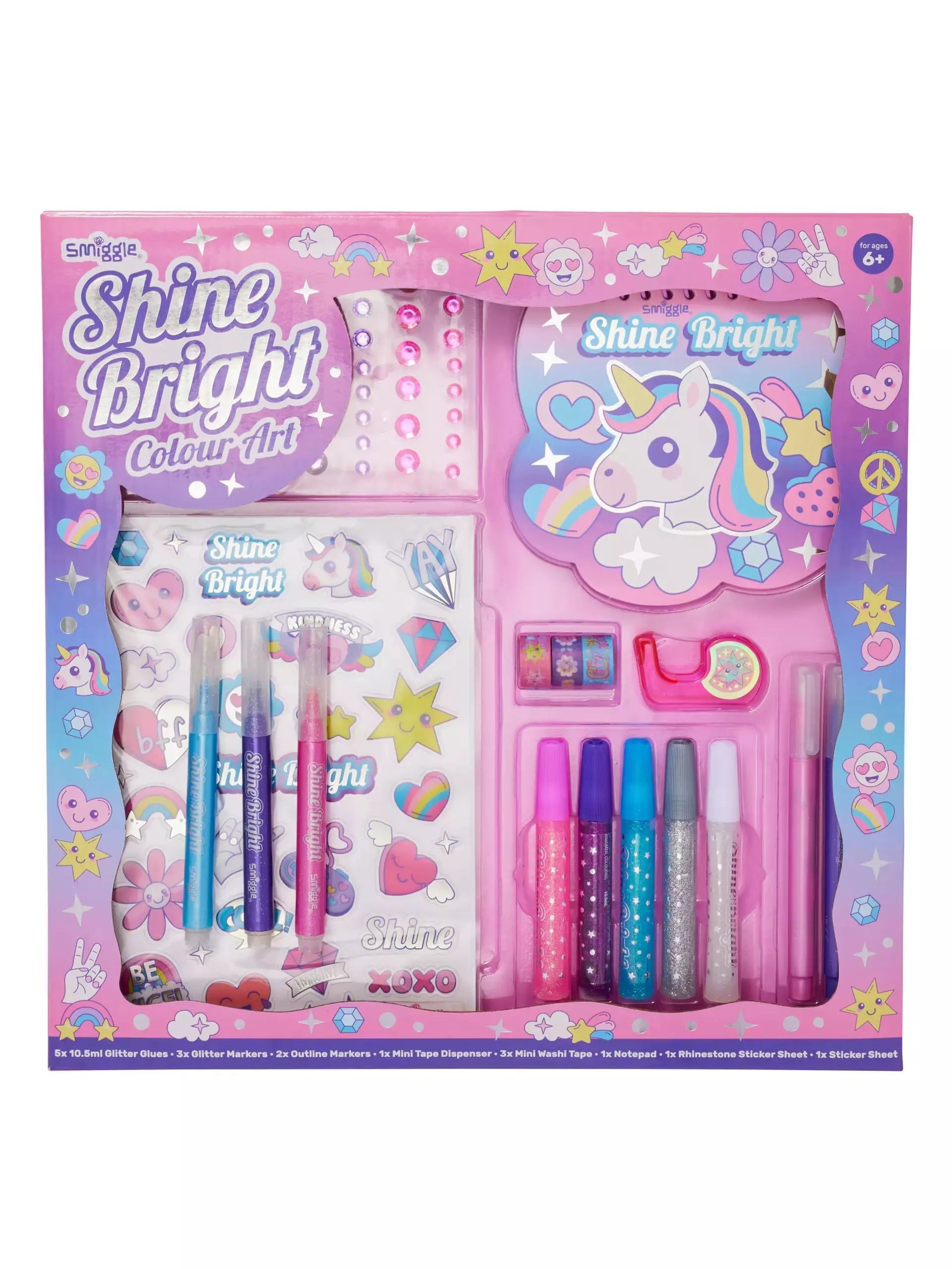 Smiggle - Shine Bright Resim Tasarım ve Sanat Seti