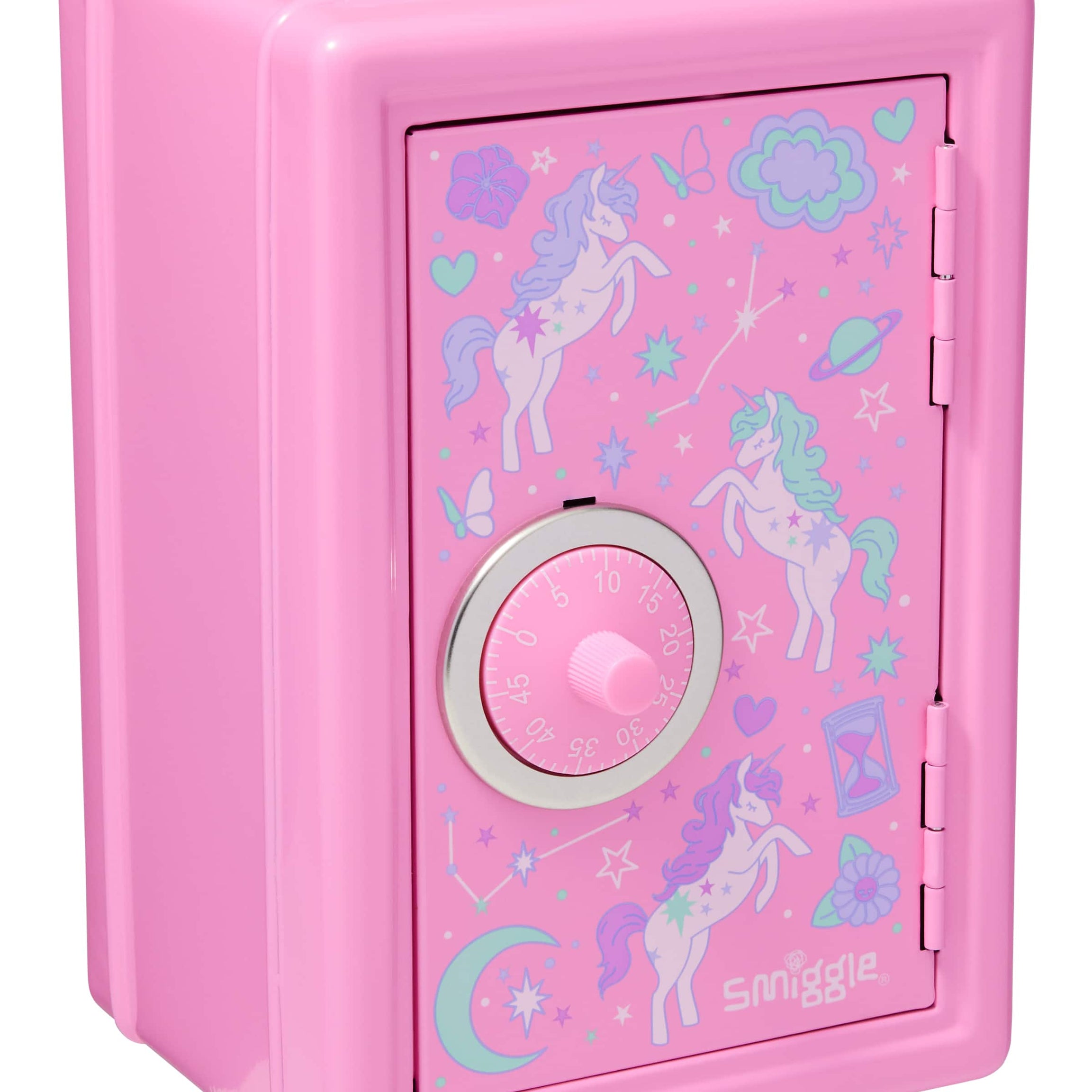 Smiggle - حصالة نقود مع قفل رمزي