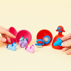 Smiggle - Silgi Dünyası Yumurta İçindeki Unicornlar Silgisi