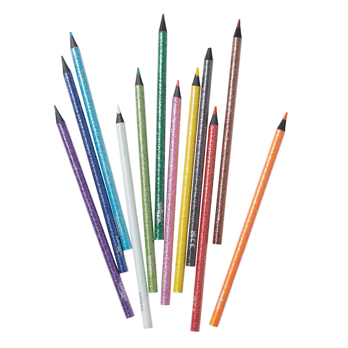 Smiggle - Simli 12'li Parlak Boya Kalemleri