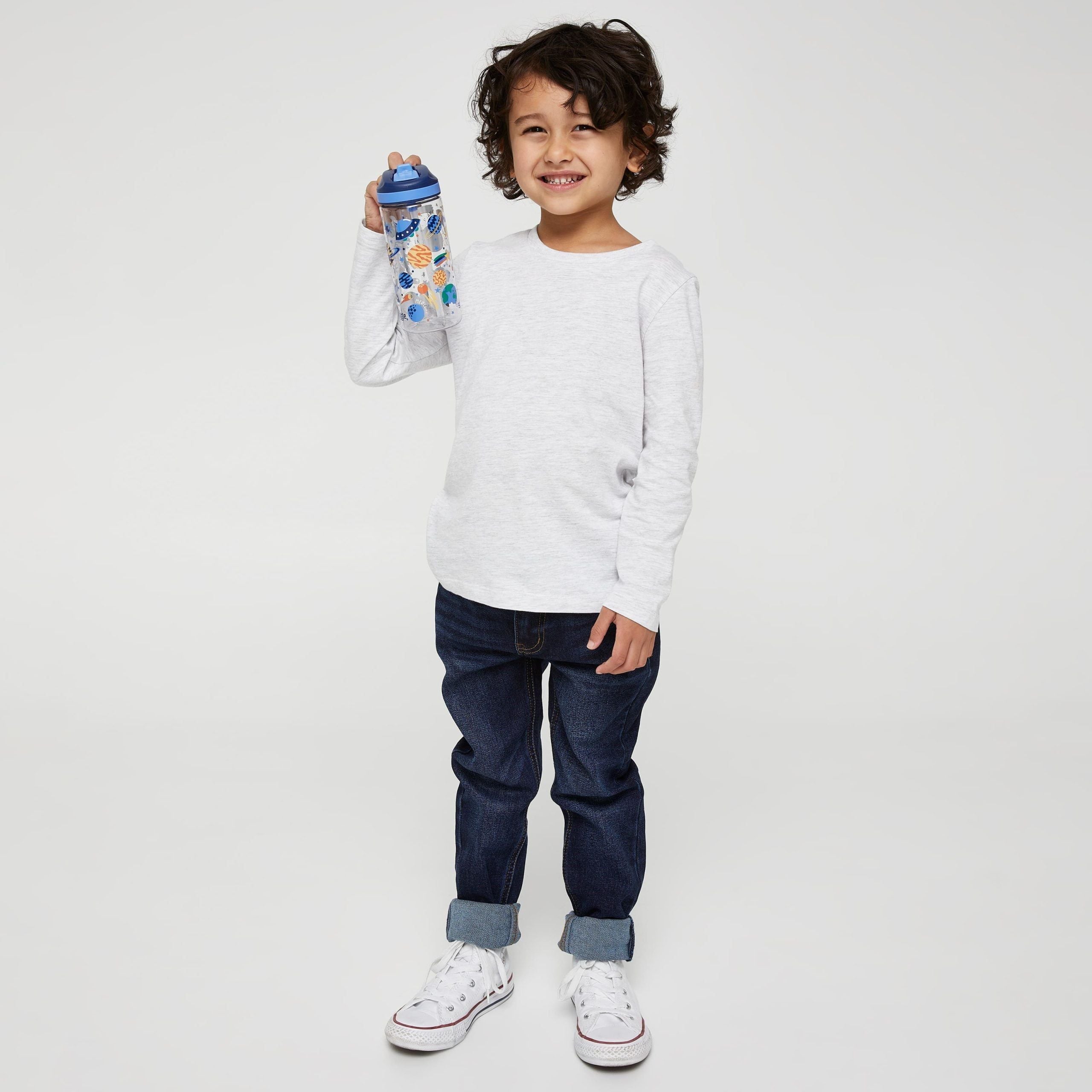 Smiggle - Sky Hi Junior 440 ML BPA'Sız Pipetli Suluk