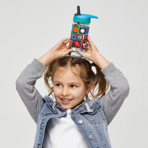 Smiggle - Sky Hi Junior 440 ML BPA'Sız Pipetli Suluk