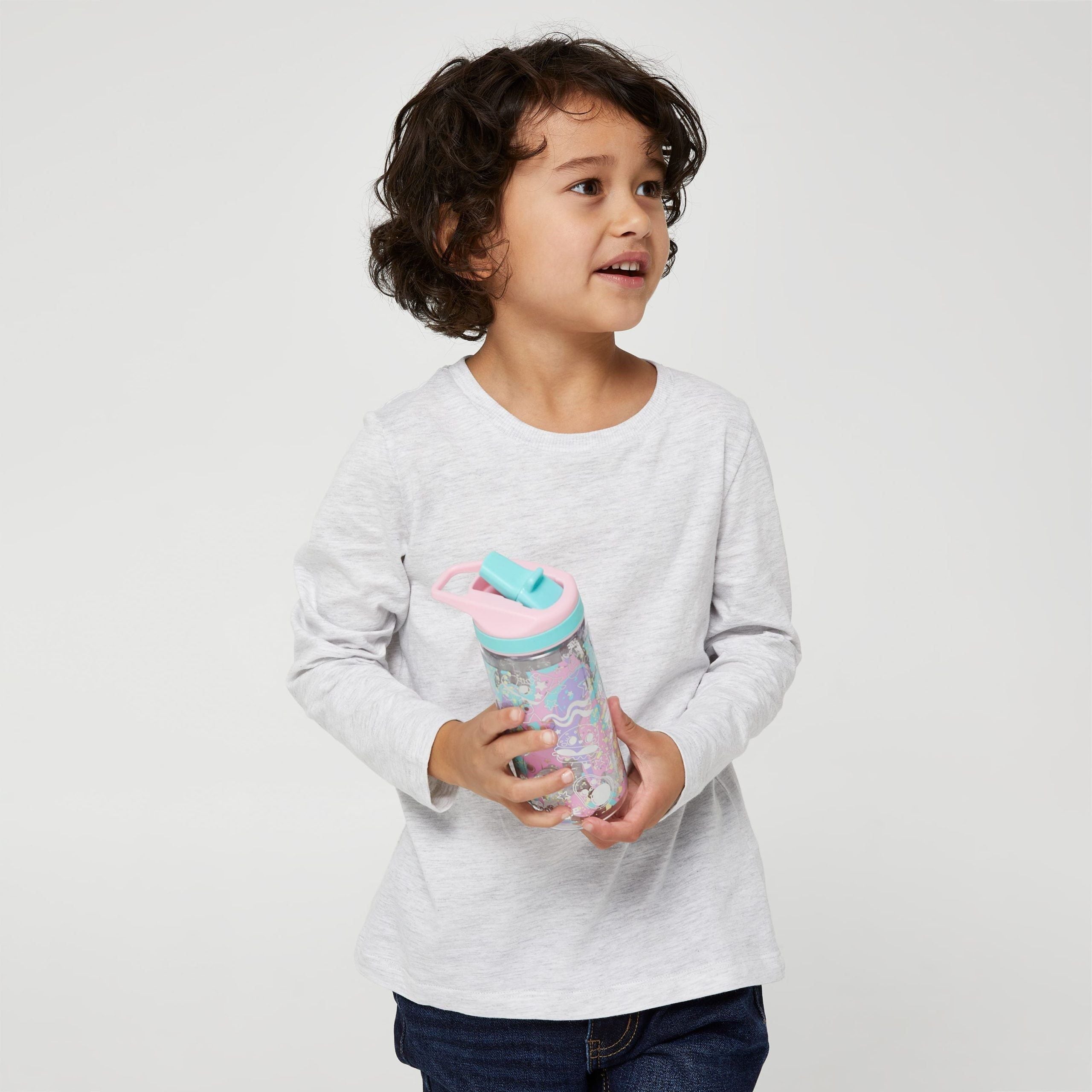 Smiggle - Sky Hi Junior 440 ML BPA'Sız Pipetli Suluk