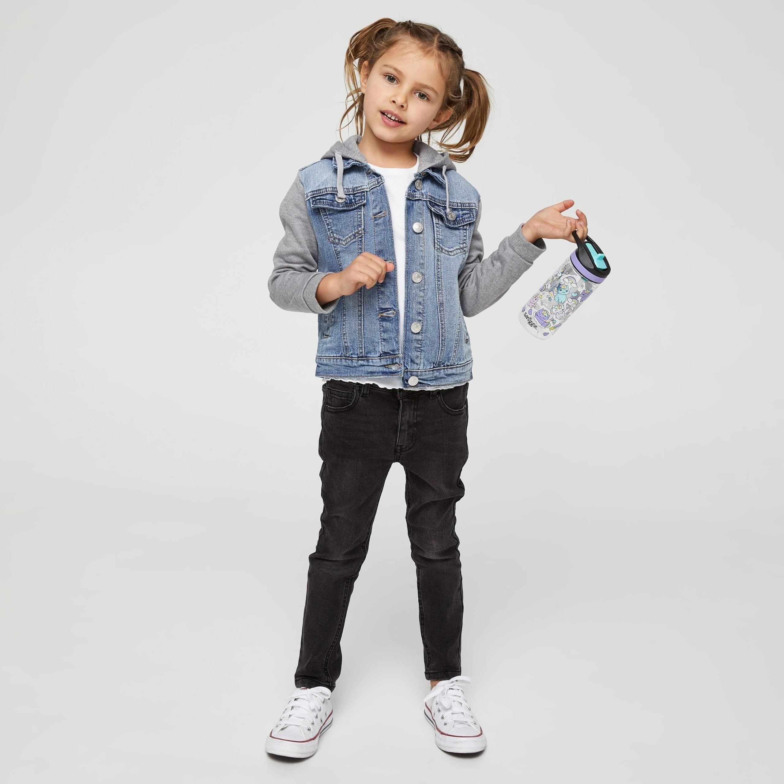 Smiggle - Sky Hi Junior 440 ML BPASız Pipetli Suluk