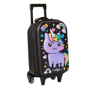 Smiggle - Sky Hi Junior Çekçekli Tekerlekleri Işıklı Çocuk Valizi