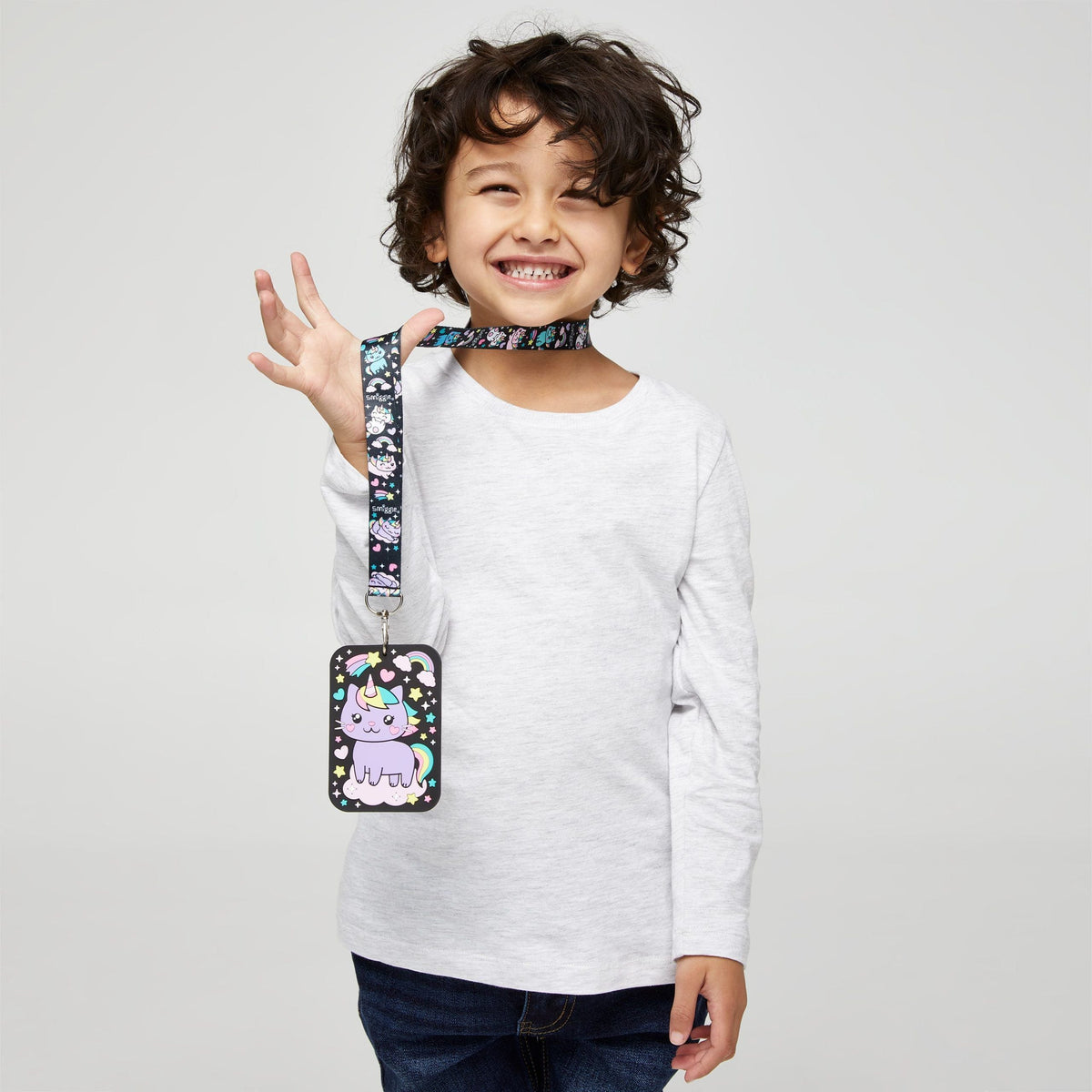 Smiggle - Sky Hi Junior İpli Boyun Okul Kartlığı