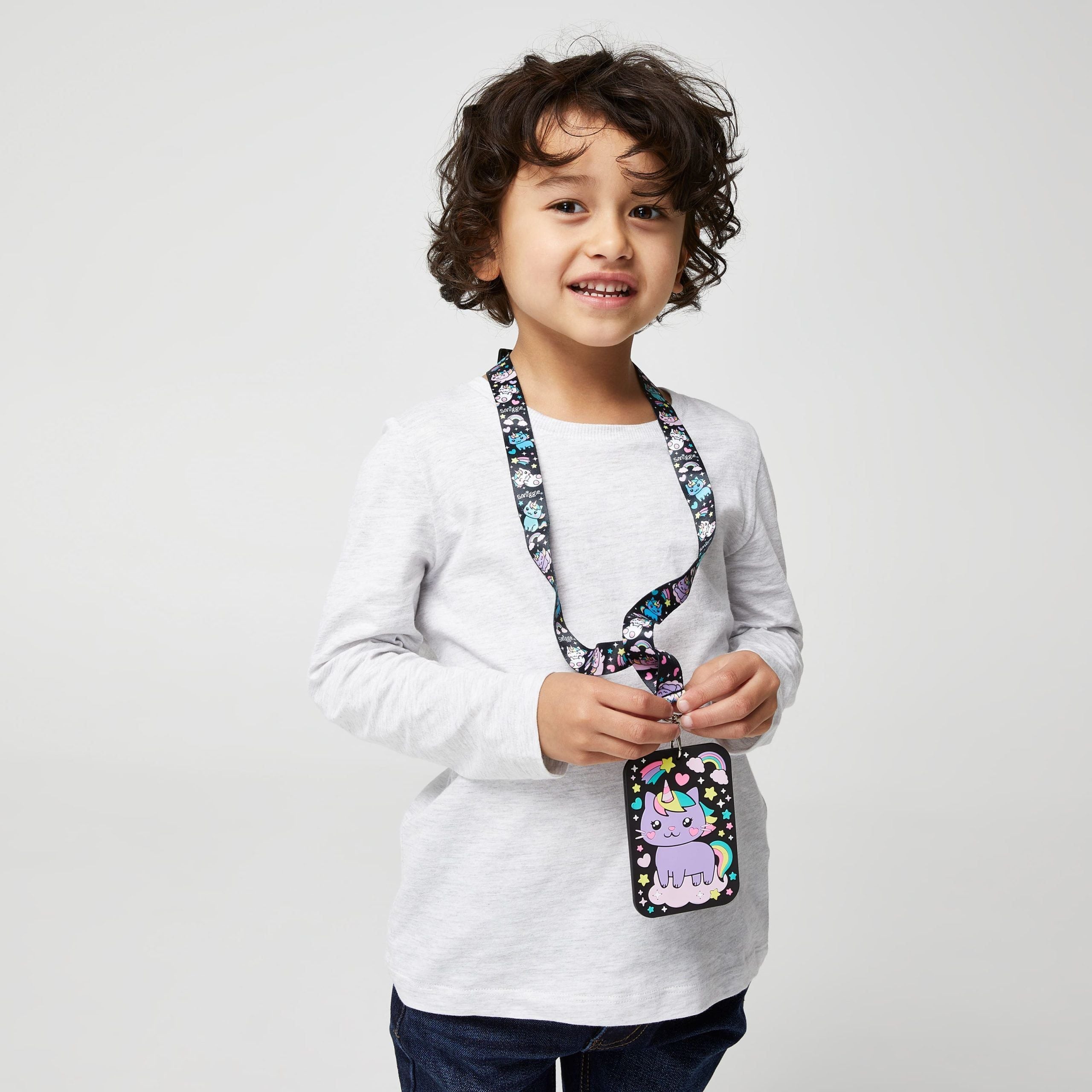 Smiggle - Sky Hi Junior İpli Boyun Okul Kartlığı