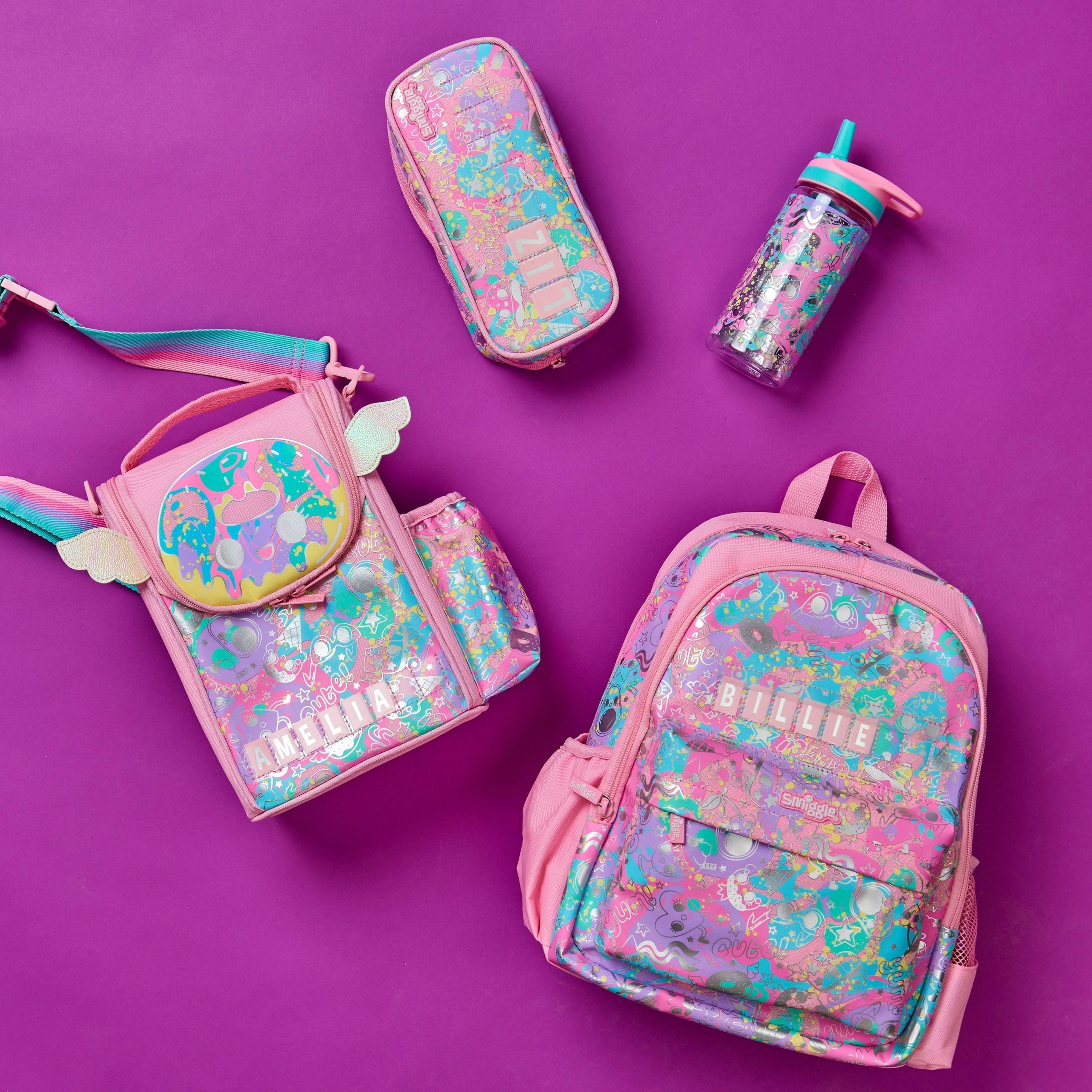 Smiggle - Sky Hi Junior İsimlikli Tek Gözlü Kalem Kutusu