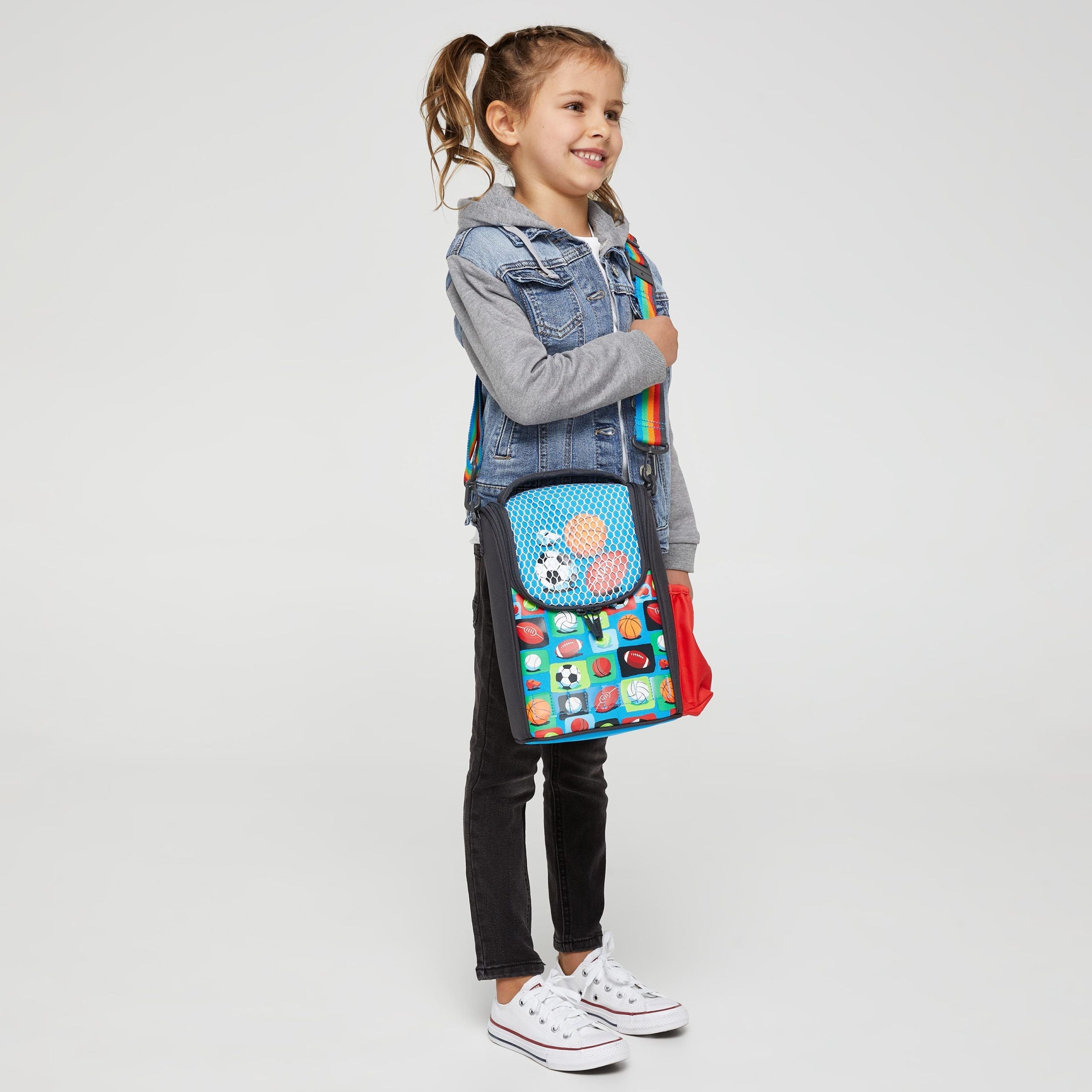 Smiggle - Sky Hi Junior Omuz Çantası ve Beslenme Çantası