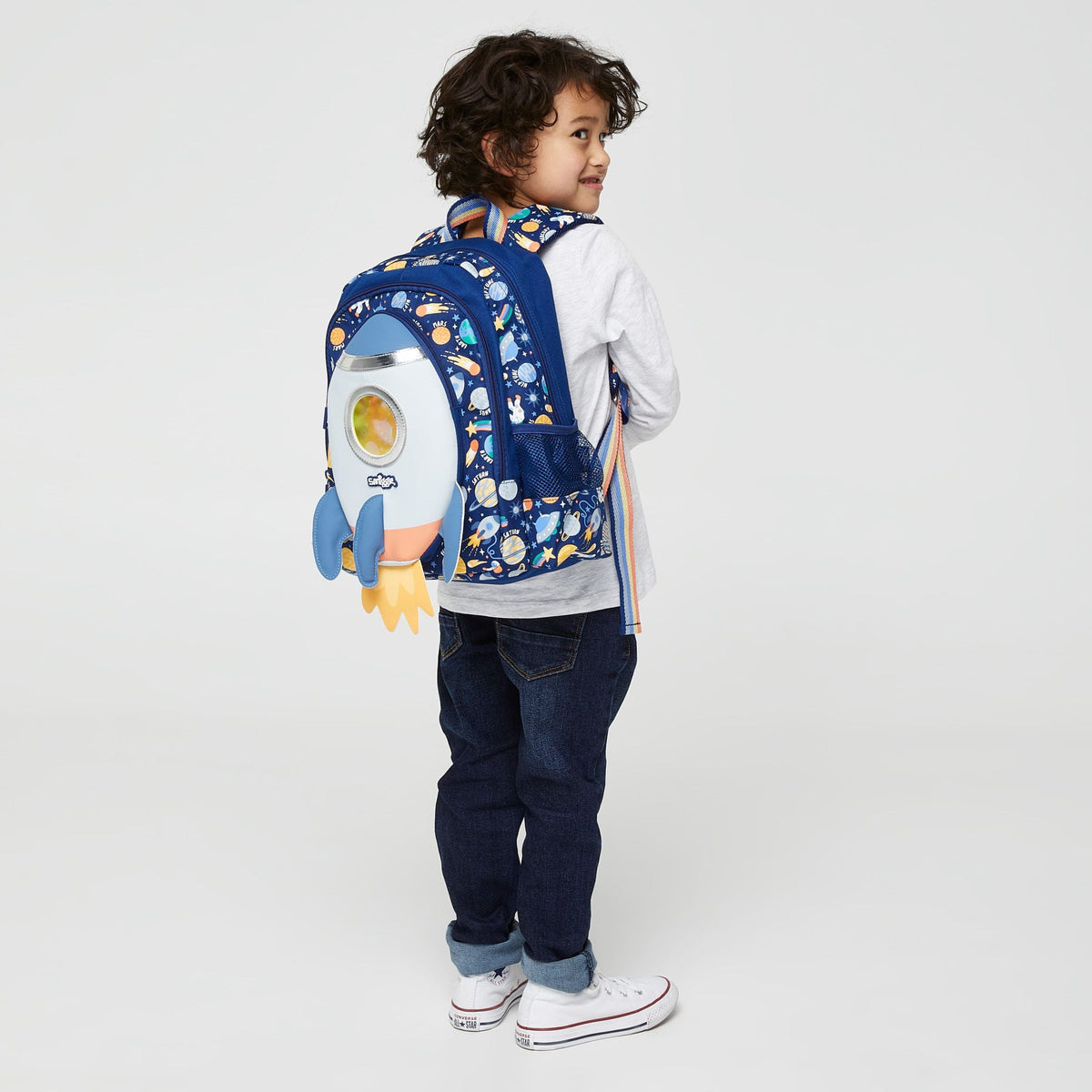 Smiggle - Sky Hi Junior Peluş Karakterli Sırt Çantası