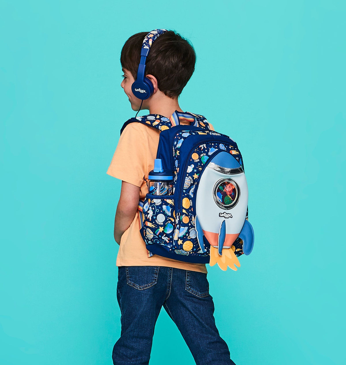 Smiggle - Sky Hi Junior Peluş Karakterli Sırt Çantası