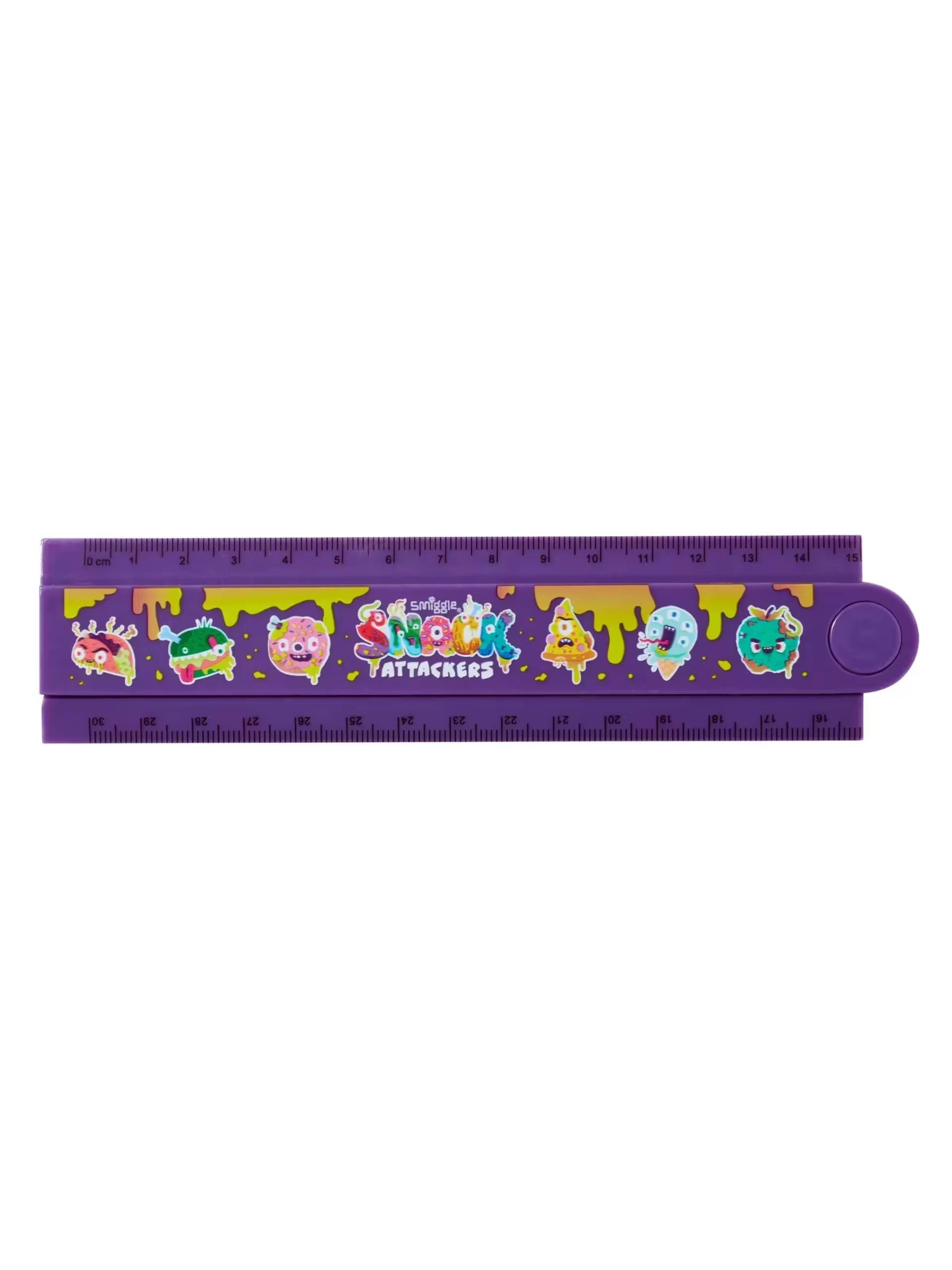 Smiggle - Snack Attackers Açılabilir 30CM Cetvel