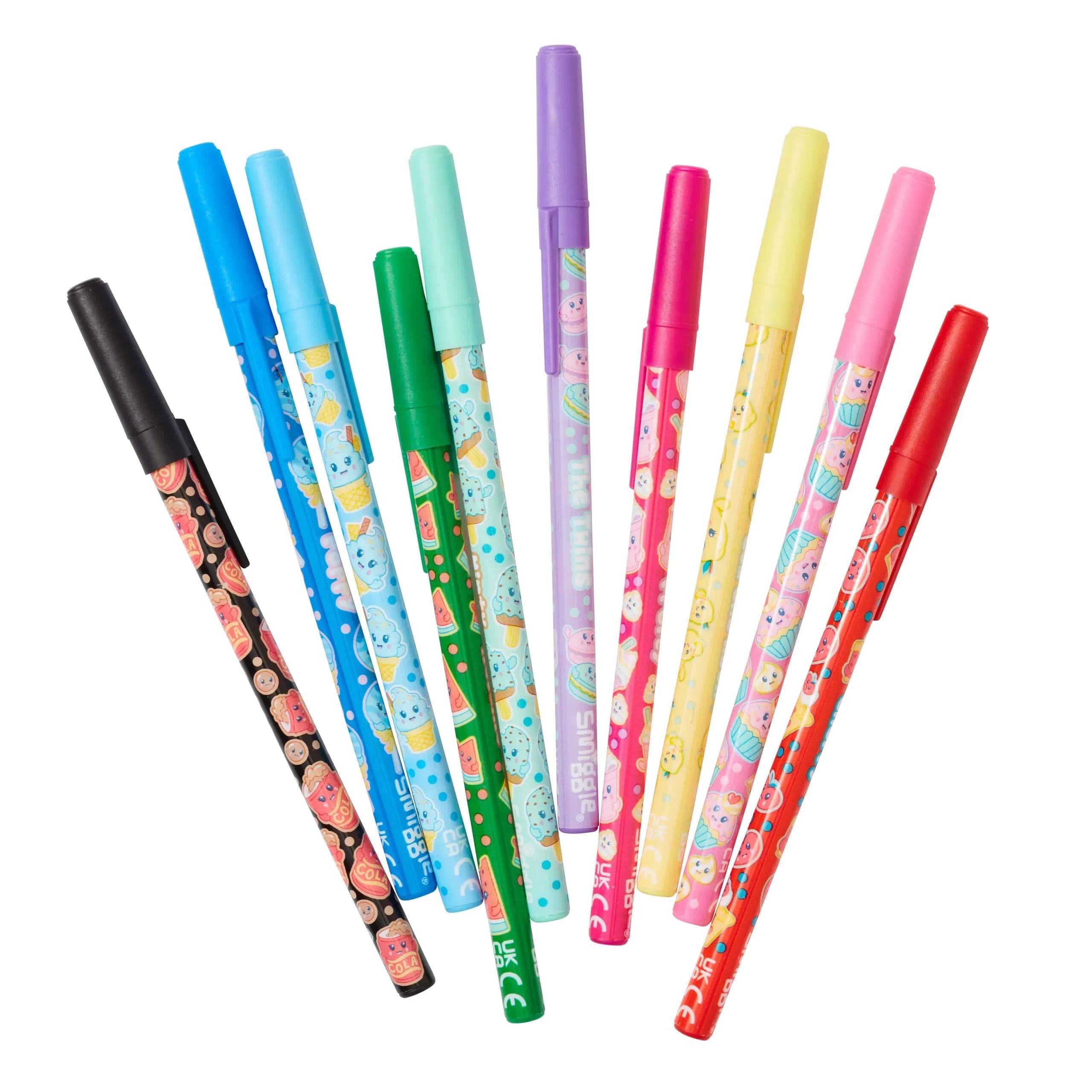 Smiggle - Snackies Kokulu 10'lu Tükenmez Boya Kalemleri
