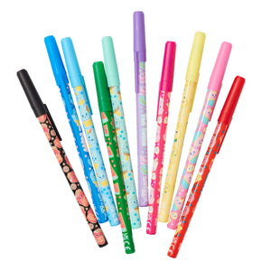 Smiggle - Snackies Kokulu 10'lu Tükenmez Boya Kalemleri