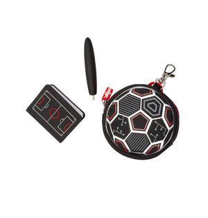 Smiggle - Soccer Mini Not Defteri Kalemi ve Anahtarlığı